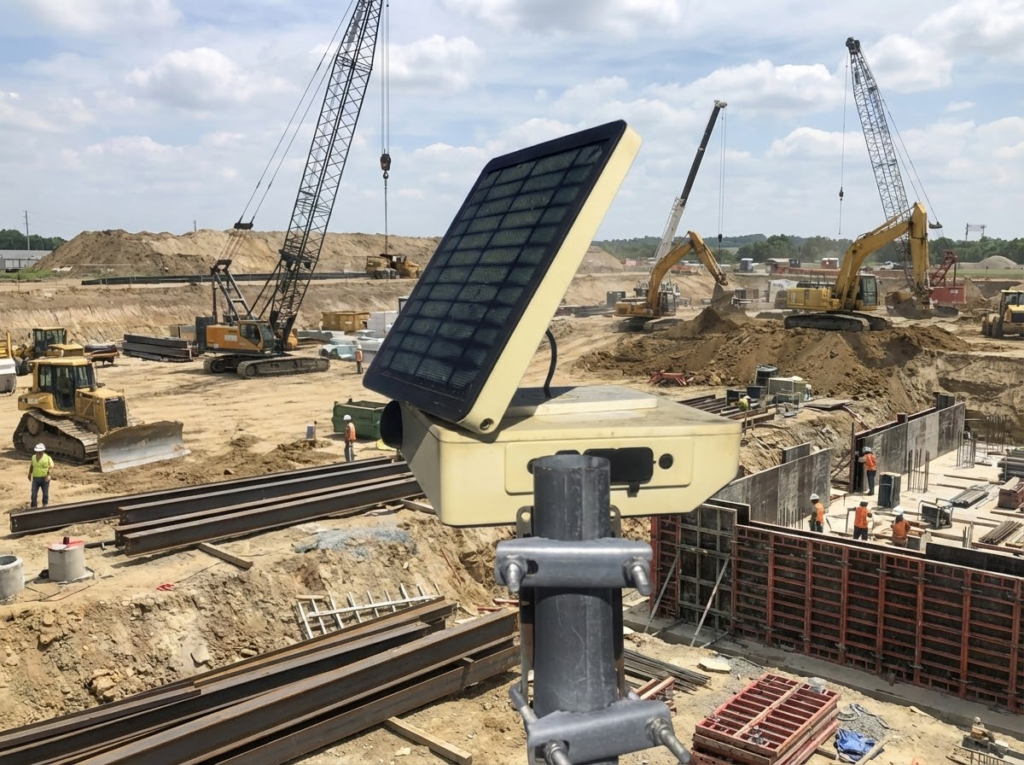 Caméra timelapse autonome pour chantier — Altivue Côte d'Azur