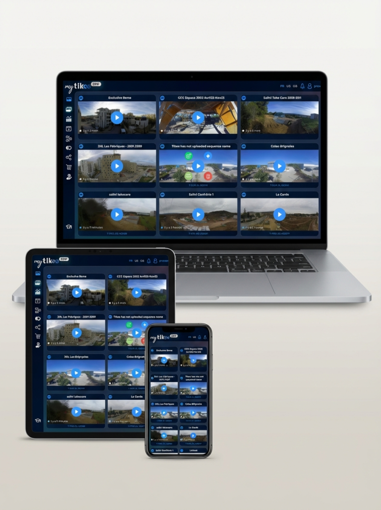 Interface web de suivi timelapse en temps réel