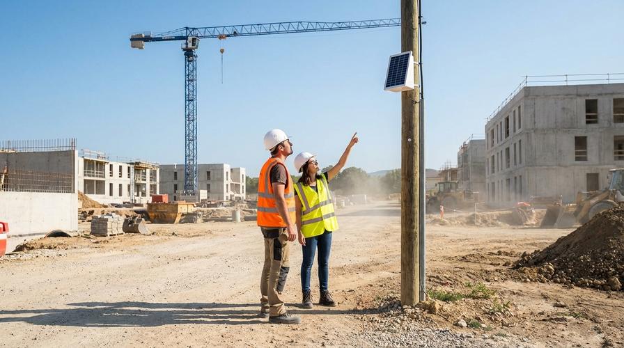 Discussion sur l'installation d'une caméra timelapse chantier