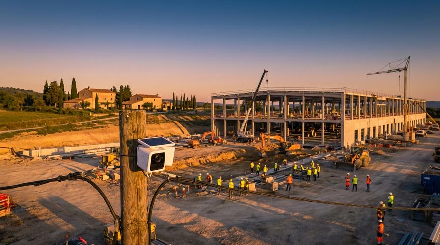 Chantier en timelapse sous le soleil provençal