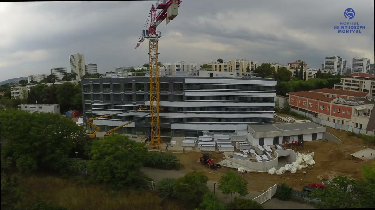 Timelapse Hôpital Saint Joseph-Montval à Marseille — Hôpital Saint Joseph