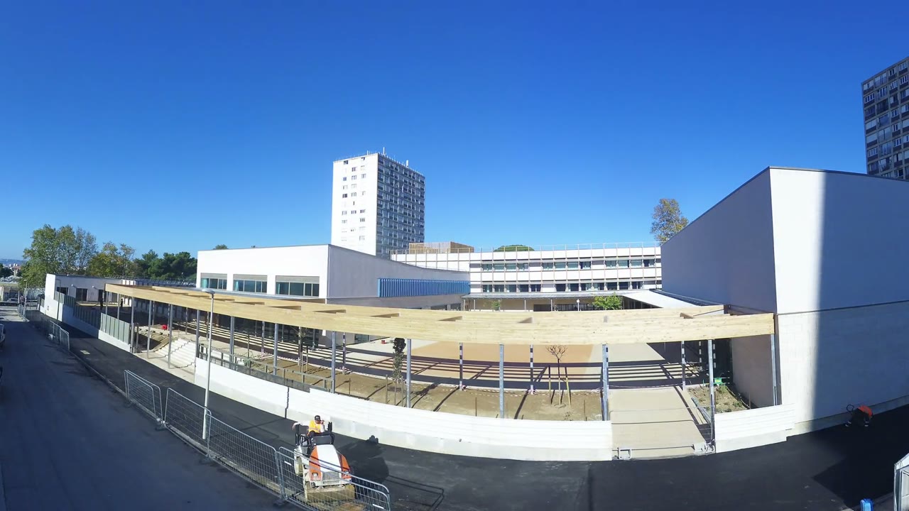 Timelapse École Vayssière à Marseille — GCC